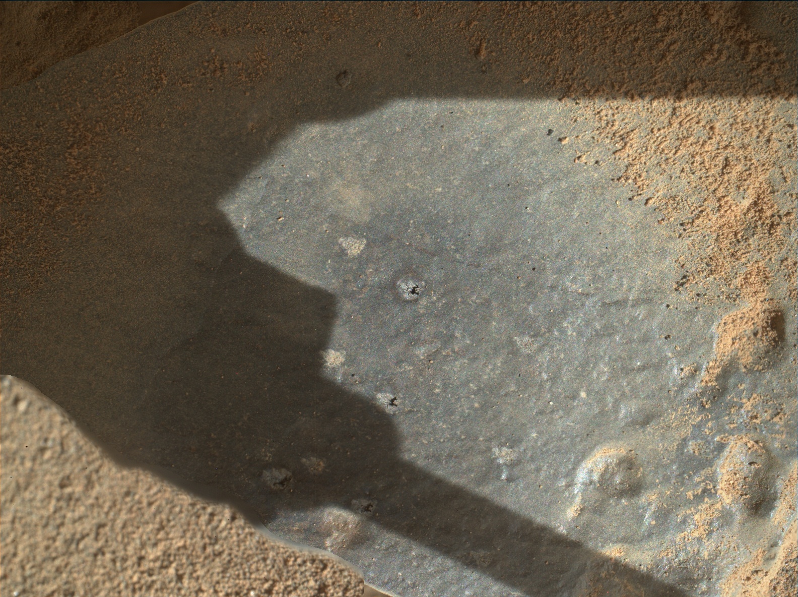 Nasa's Mars rover Curiosity acquired this image using its Mars Hand Lens Imager (MAHLI) on Sol 627