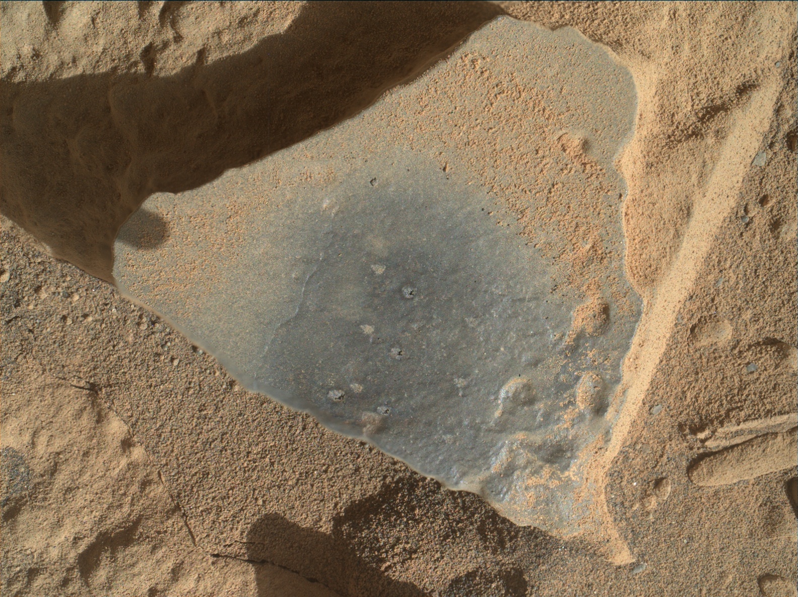Nasa's Mars rover Curiosity acquired this image using its Mars Hand Lens Imager (MAHLI) on Sol 627