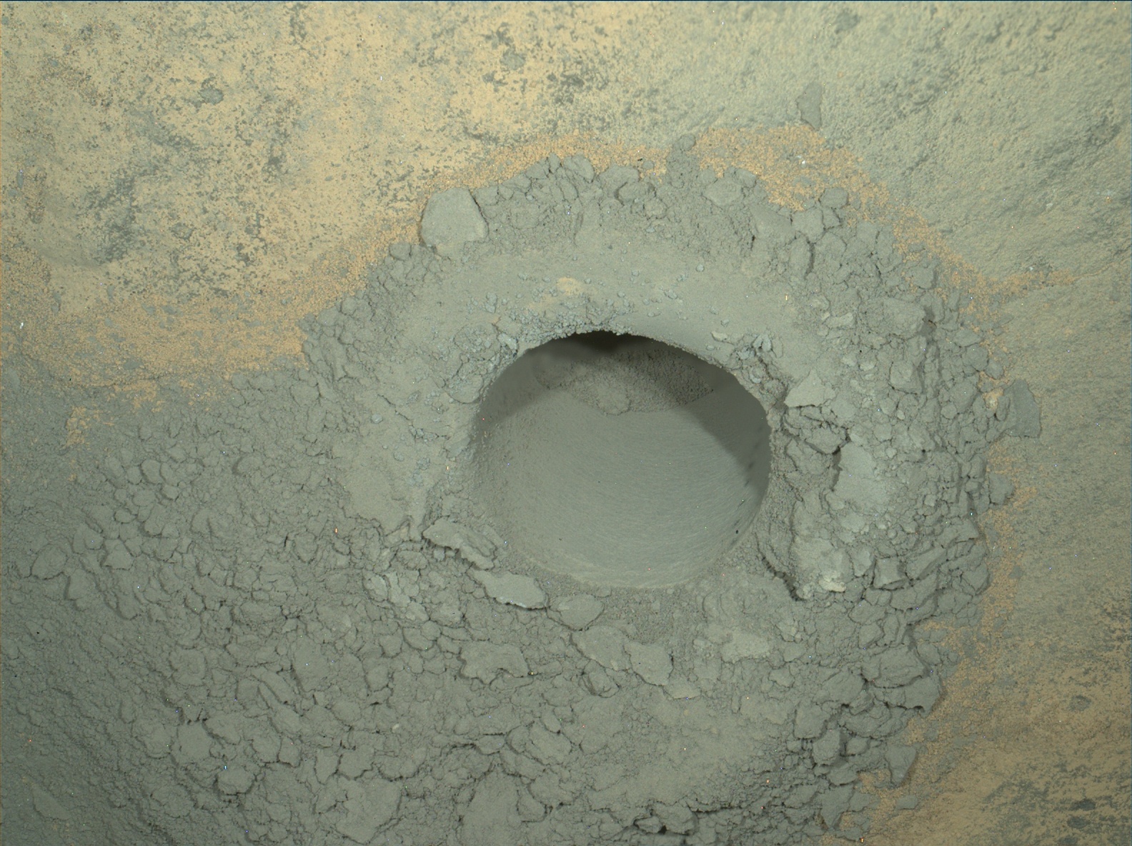 Nasa's Mars rover Curiosity acquired this image using its Mars Hand Lens Imager (MAHLI) on Sol 629