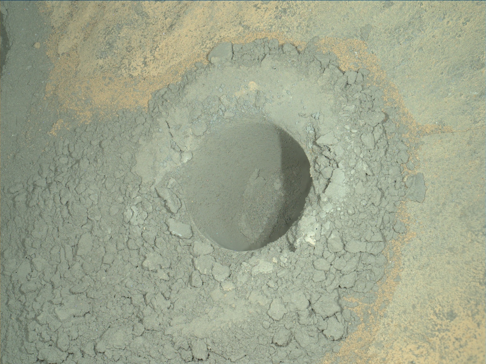 Nasa's Mars rover Curiosity acquired this image using its Mars Hand Lens Imager (MAHLI) on Sol 629