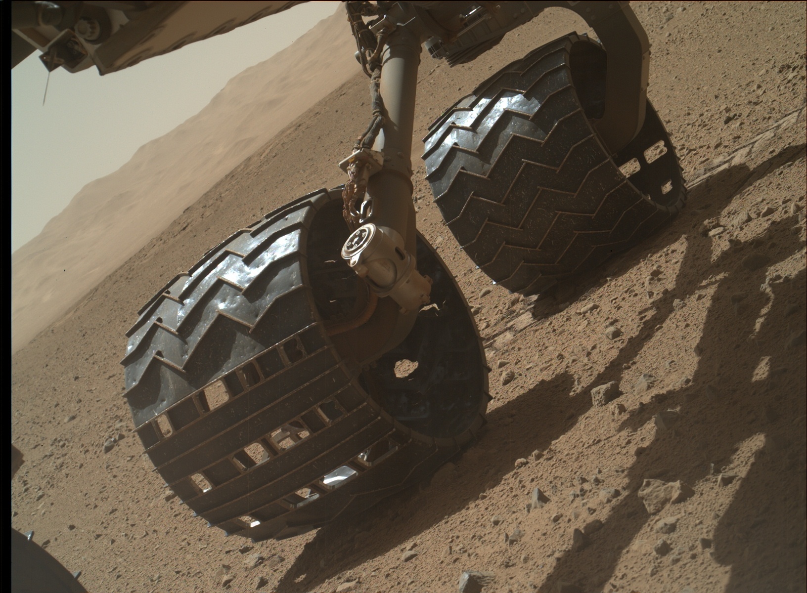 Nasa's Mars rover Curiosity acquired this image using its Mars Hand Lens Imager (MAHLI) on Sol 636