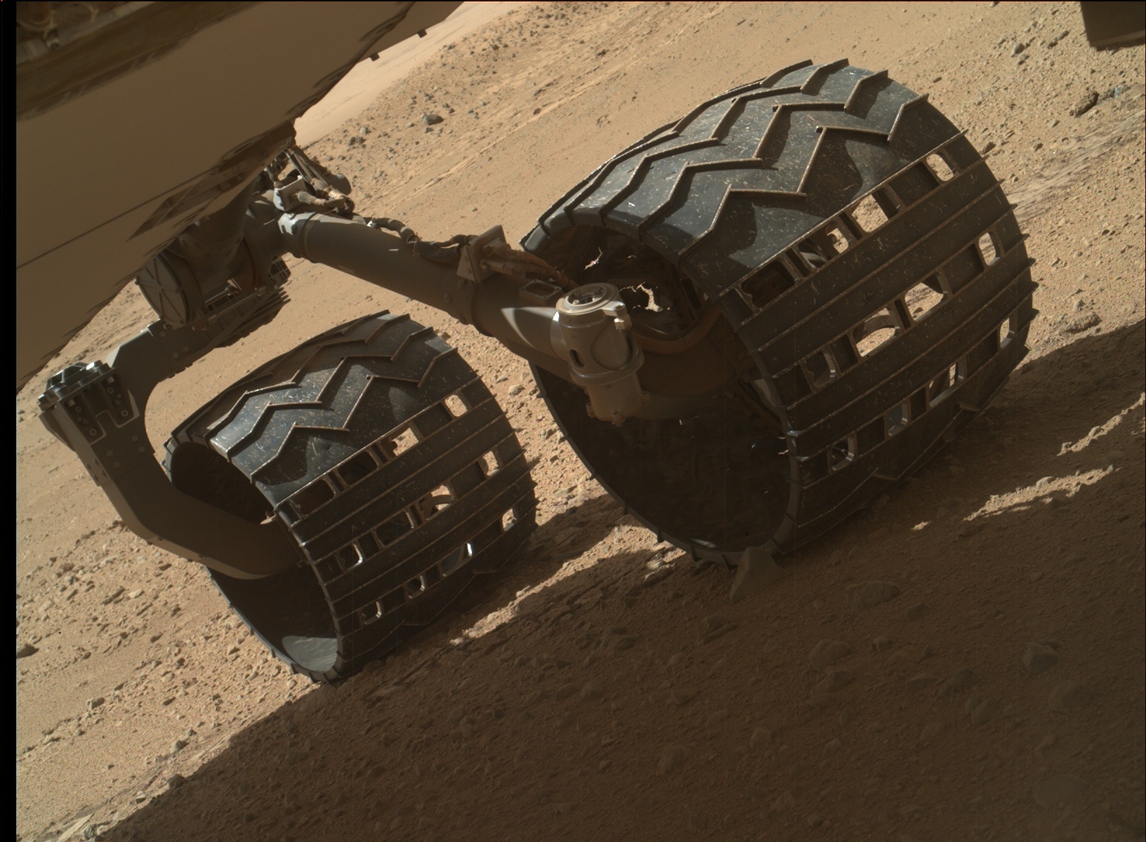 Nasa's Mars rover Curiosity acquired this image using its Mars Hand Lens Imager (MAHLI) on Sol 636