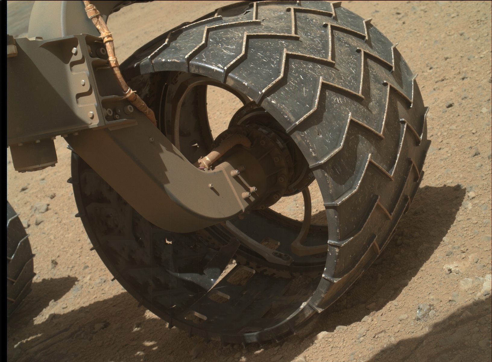 Nasa's Mars rover Curiosity acquired this image using its Mars Hand Lens Imager (MAHLI) on Sol 637