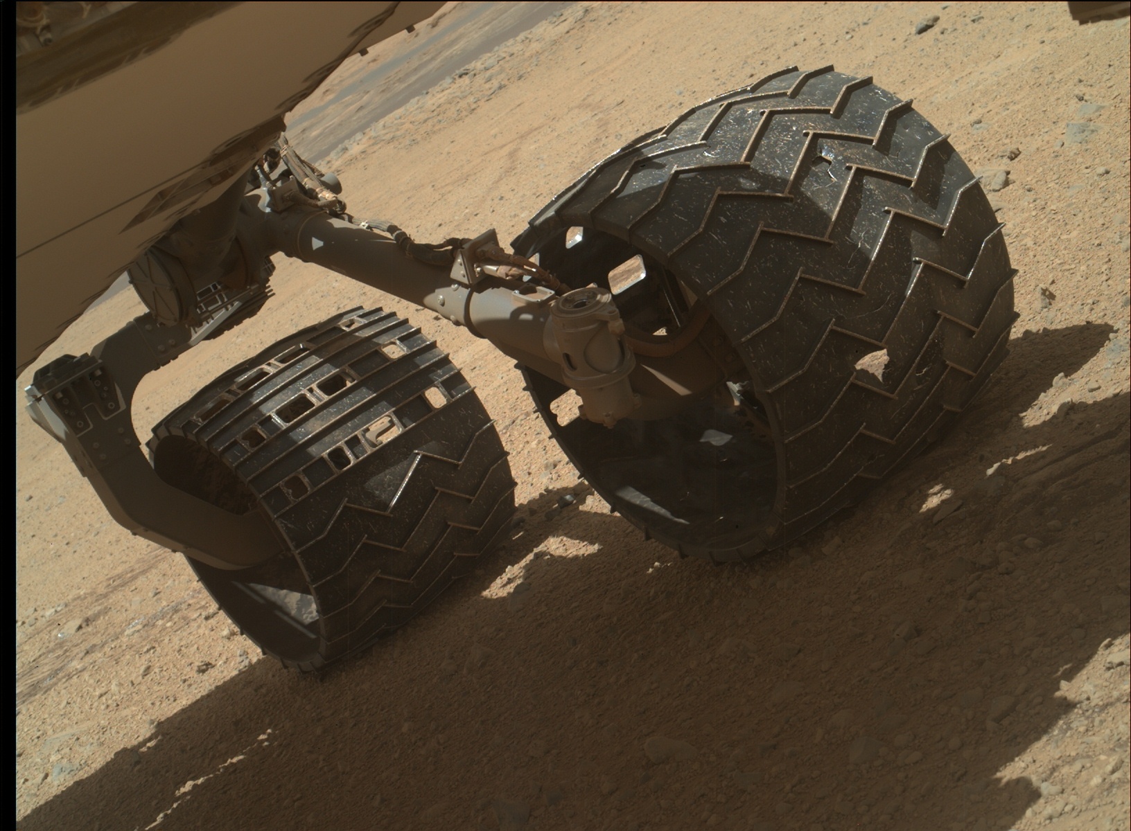 Nasa's Mars rover Curiosity acquired this image using its Mars Hand Lens Imager (MAHLI) on Sol 637