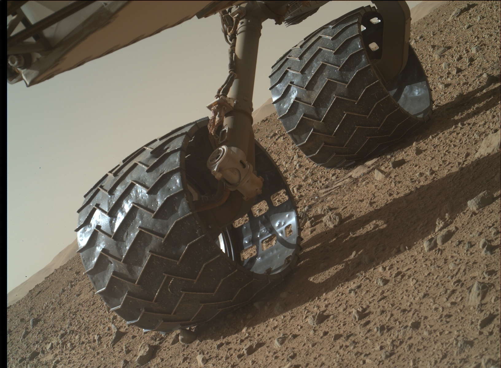 Nasa's Mars rover Curiosity acquired this image using its Mars Hand Lens Imager (MAHLI) on Sol 640