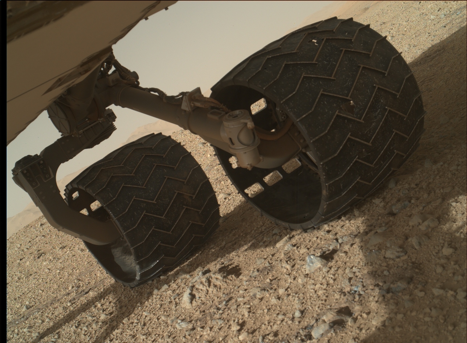 Nasa's Mars rover Curiosity acquired this image using its Mars Hand Lens Imager (MAHLI) on Sol 640