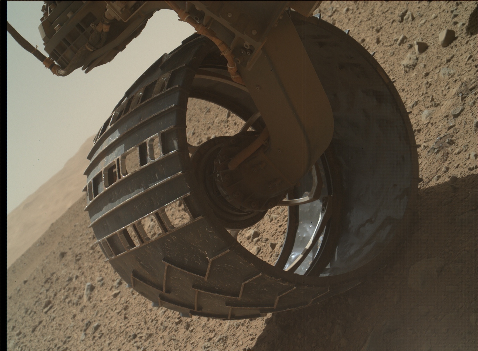 Nasa's Mars rover Curiosity acquired this image using its Mars Hand Lens Imager (MAHLI) on Sol 641