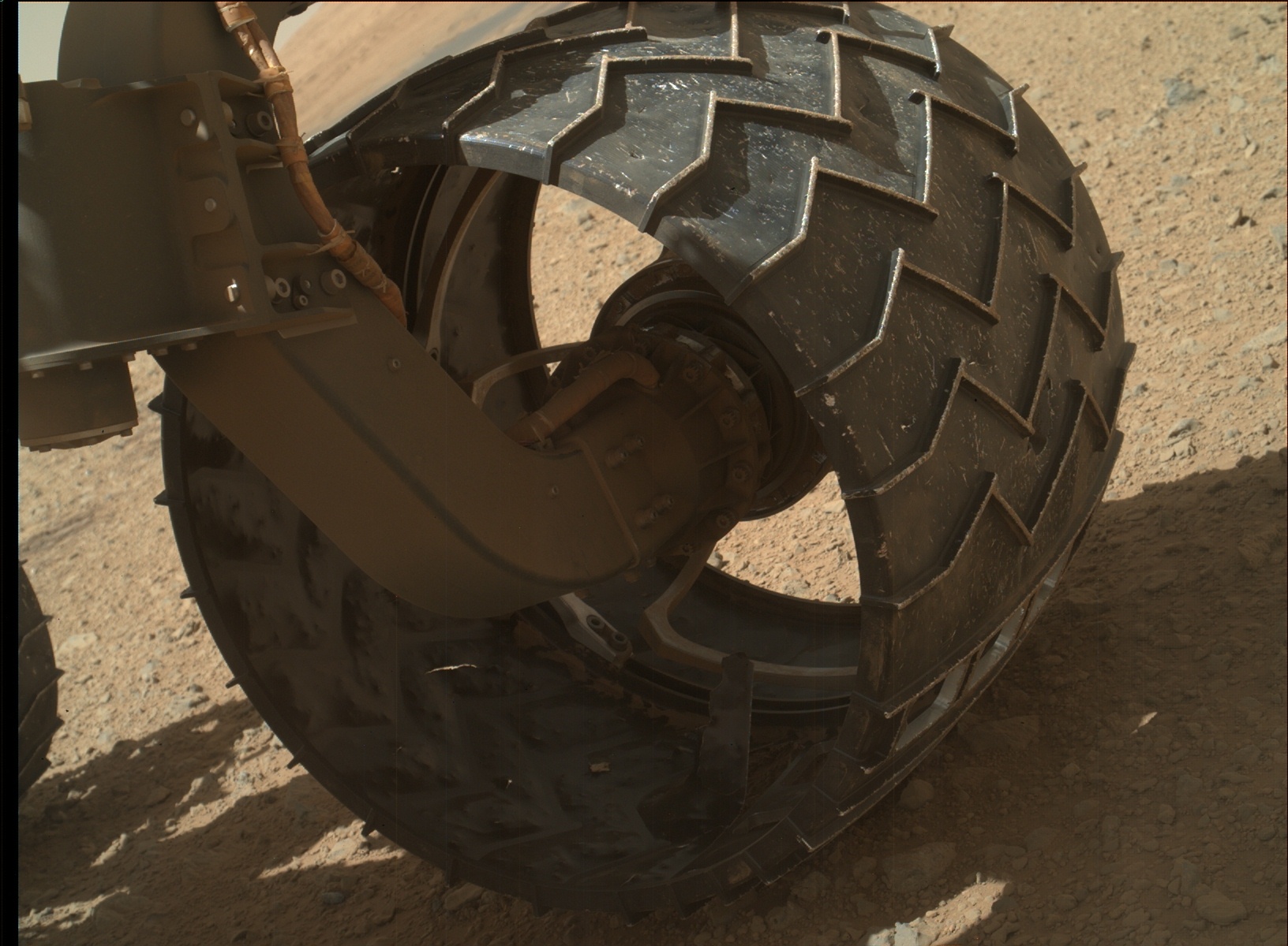Nasa's Mars rover Curiosity acquired this image using its Mars Hand Lens Imager (MAHLI) on Sol 641