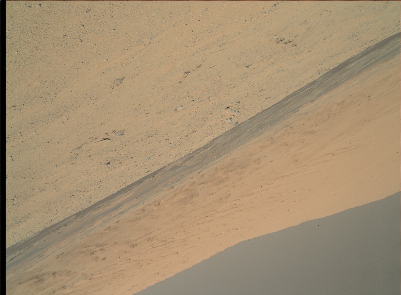 Nasa's Mars rover Curiosity acquired this image using its Mars Hand Lens Imager (MAHLI) on Sol 643