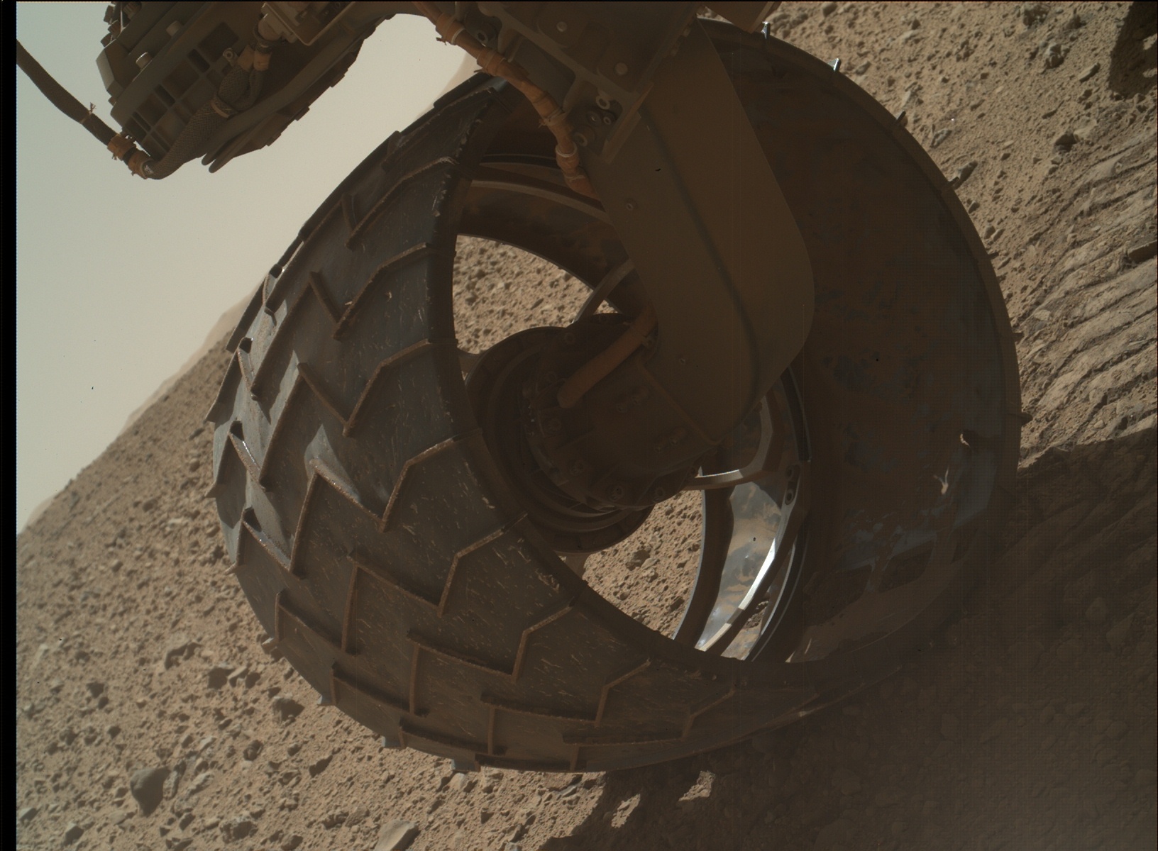 Nasa's Mars rover Curiosity acquired this image using its Mars Hand Lens Imager (MAHLI) on Sol 646