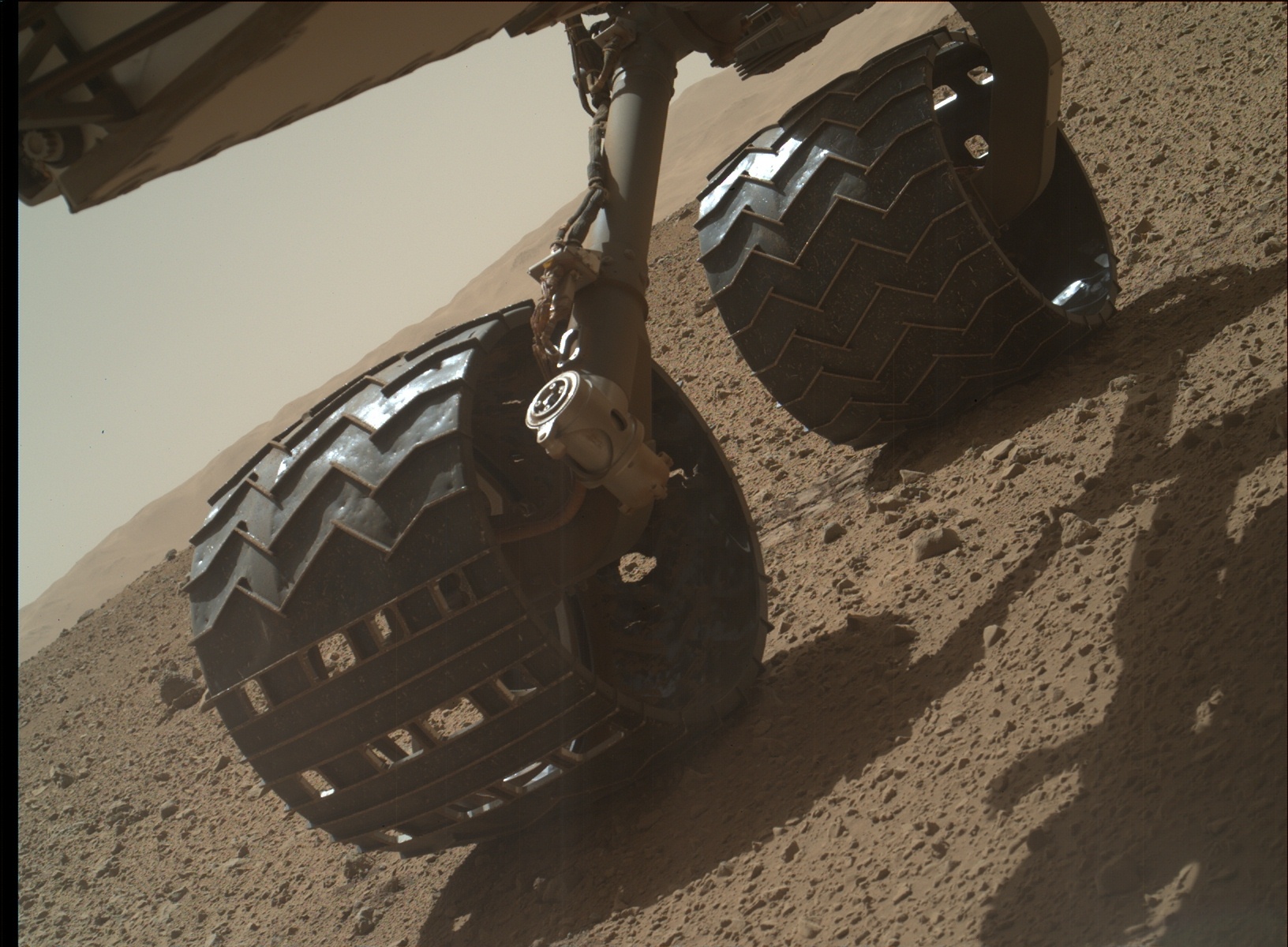 Nasa's Mars rover Curiosity acquired this image using its Mars Hand Lens Imager (MAHLI) on Sol 646