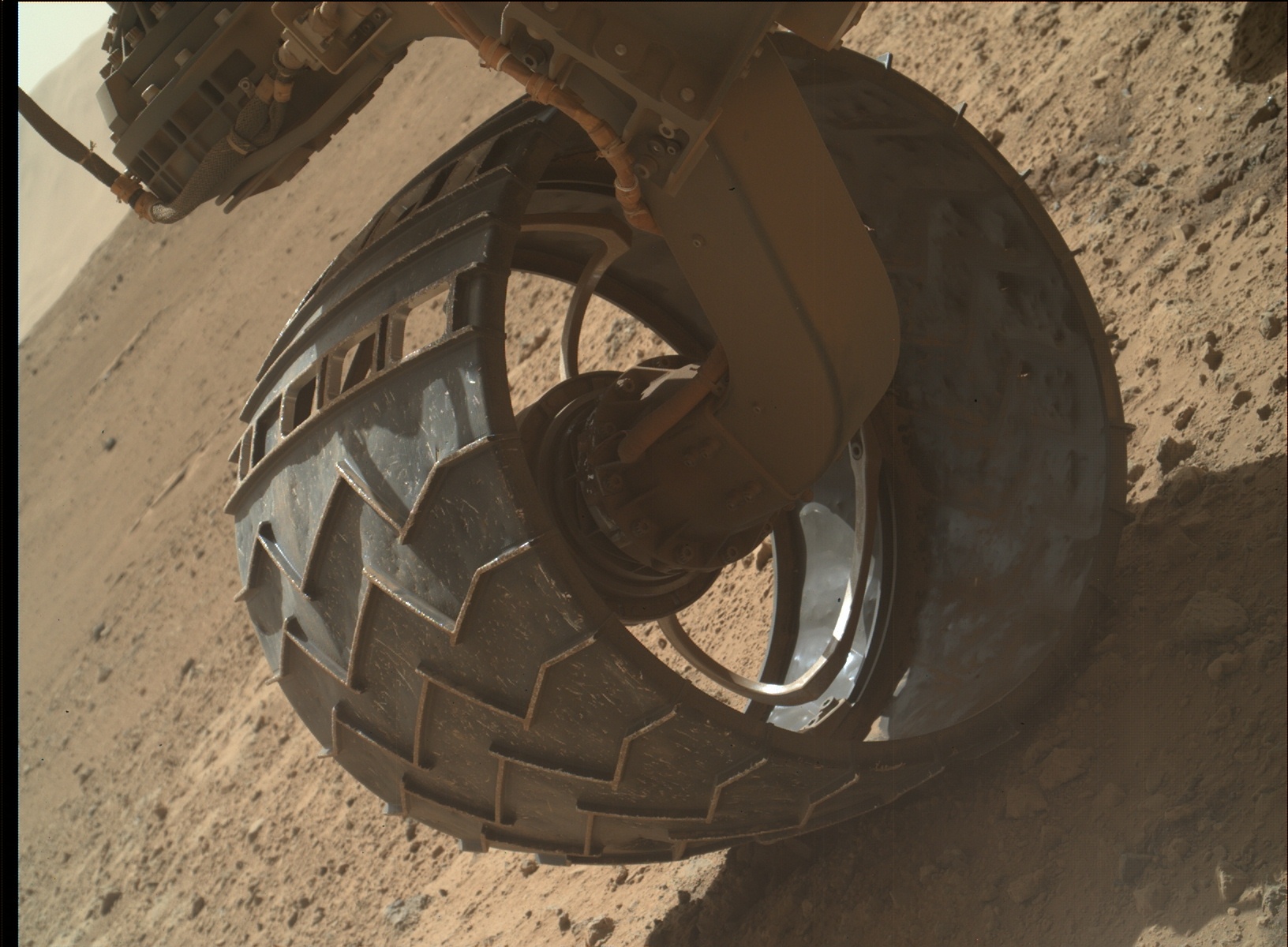 Nasa's Mars rover Curiosity acquired this image using its Mars Hand Lens Imager (MAHLI) on Sol 653