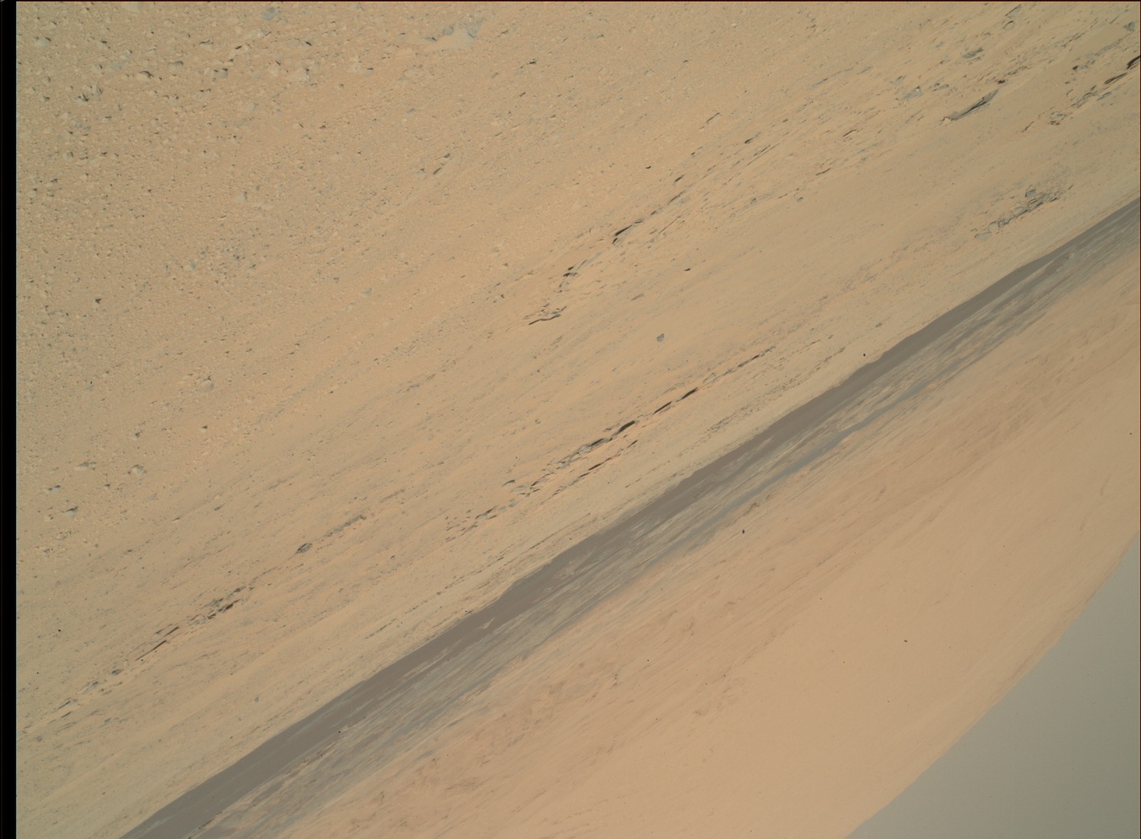 Nasa's Mars rover Curiosity acquired this image using its Mars Hand Lens Imager (MAHLI) on Sol 657