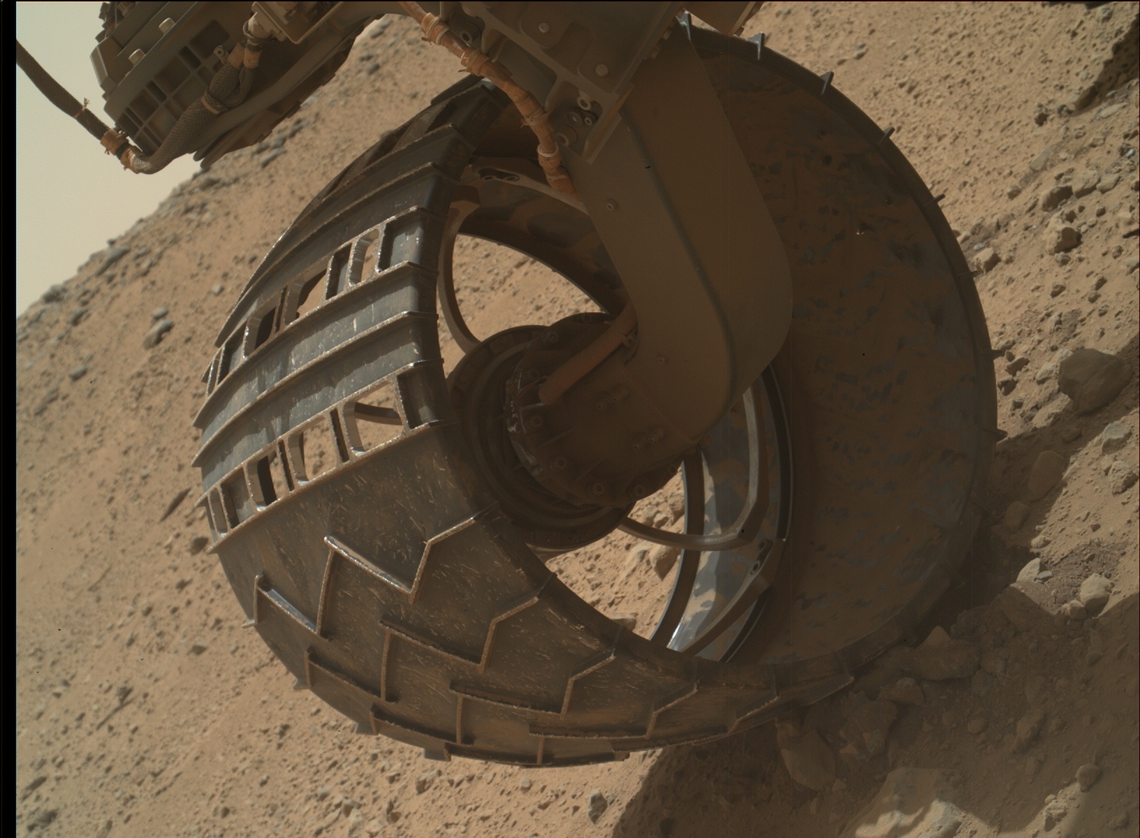 Nasa's Mars rover Curiosity acquired this image using its Mars Hand Lens Imager (MAHLI) on Sol 667
