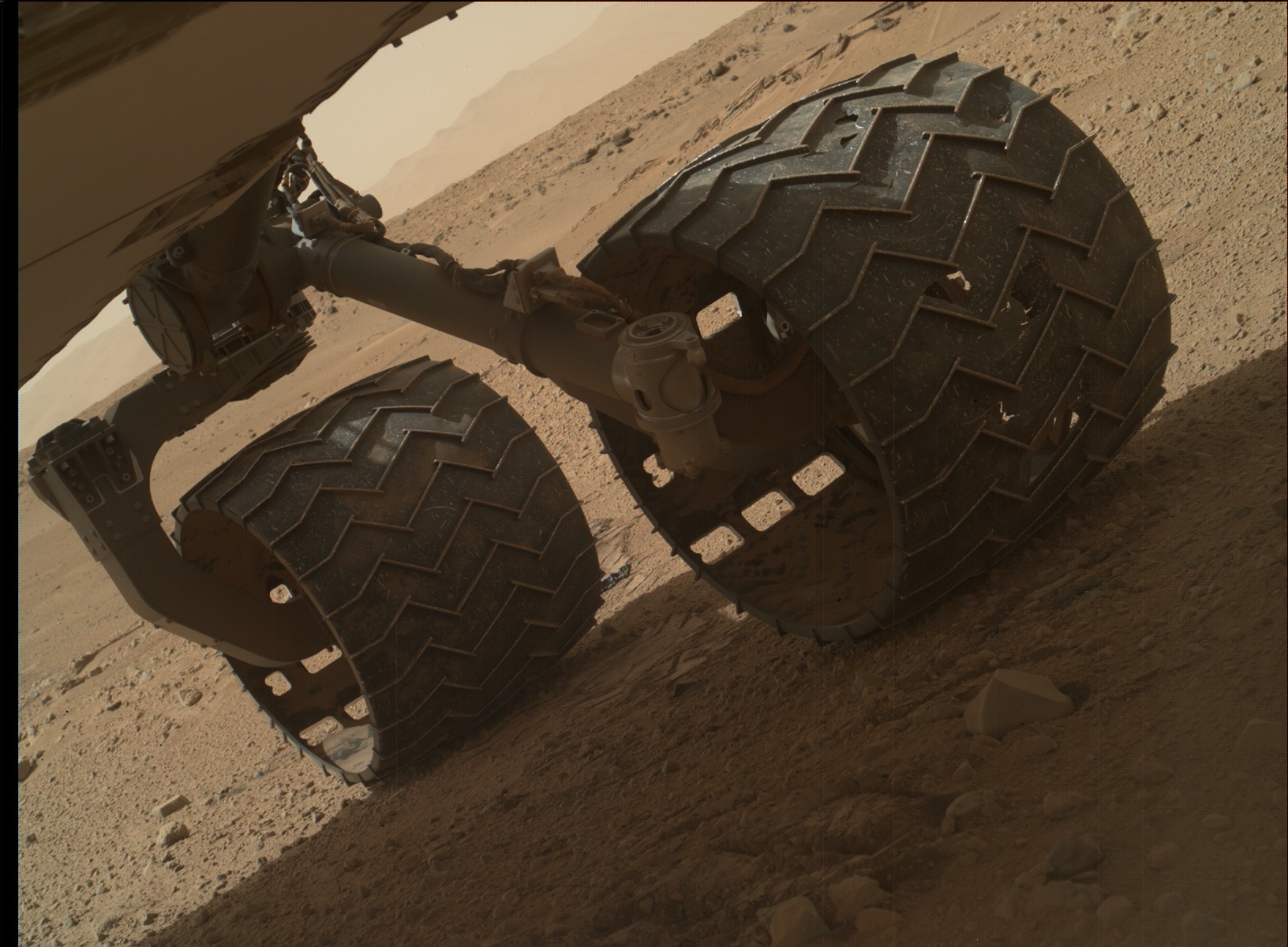 Nasa's Mars rover Curiosity acquired this image using its Mars Hand Lens Imager (MAHLI) on Sol 667