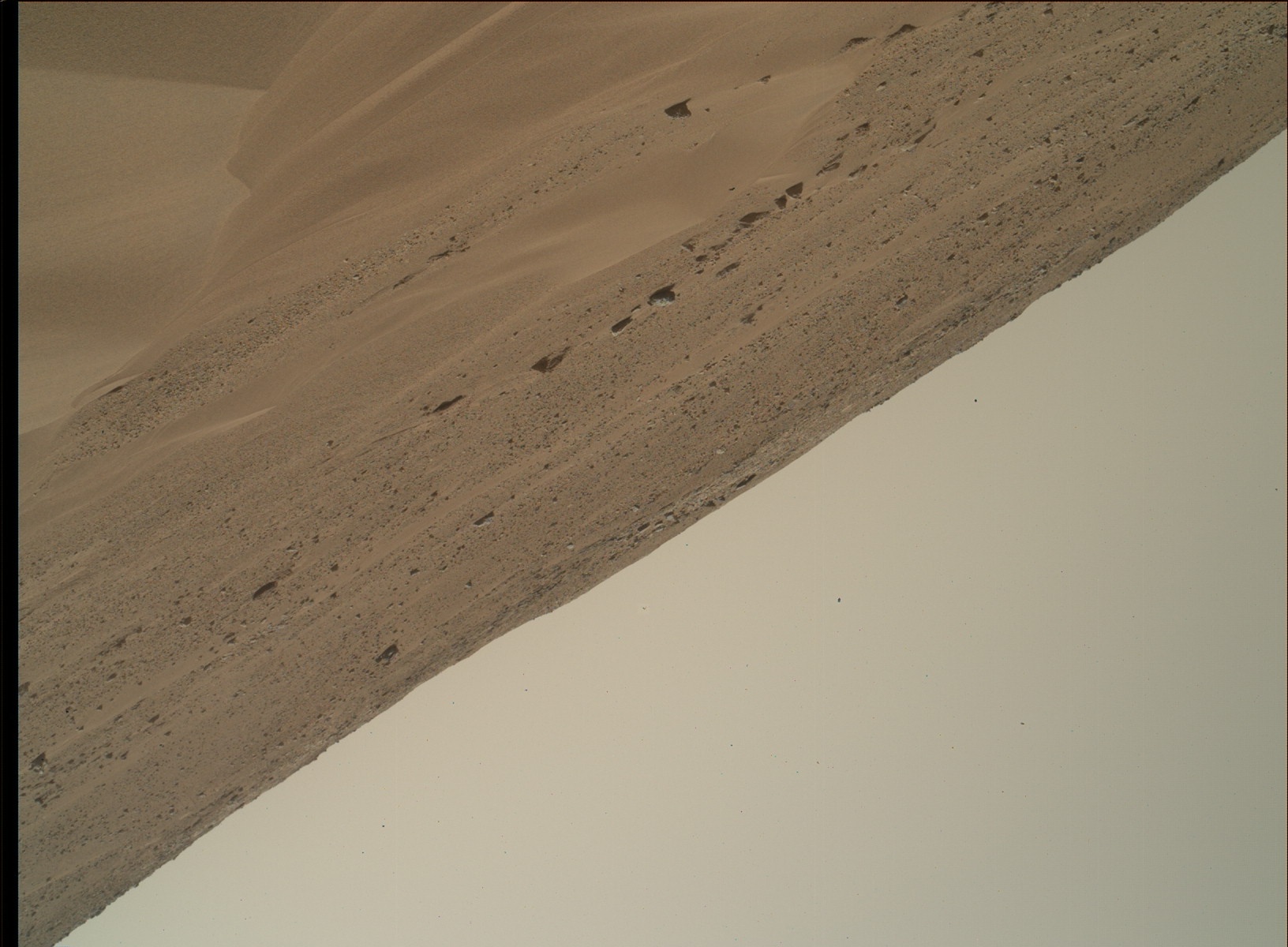 Nasa's Mars rover Curiosity acquired this image using its Mars Hand Lens Imager (MAHLI) on Sol 672