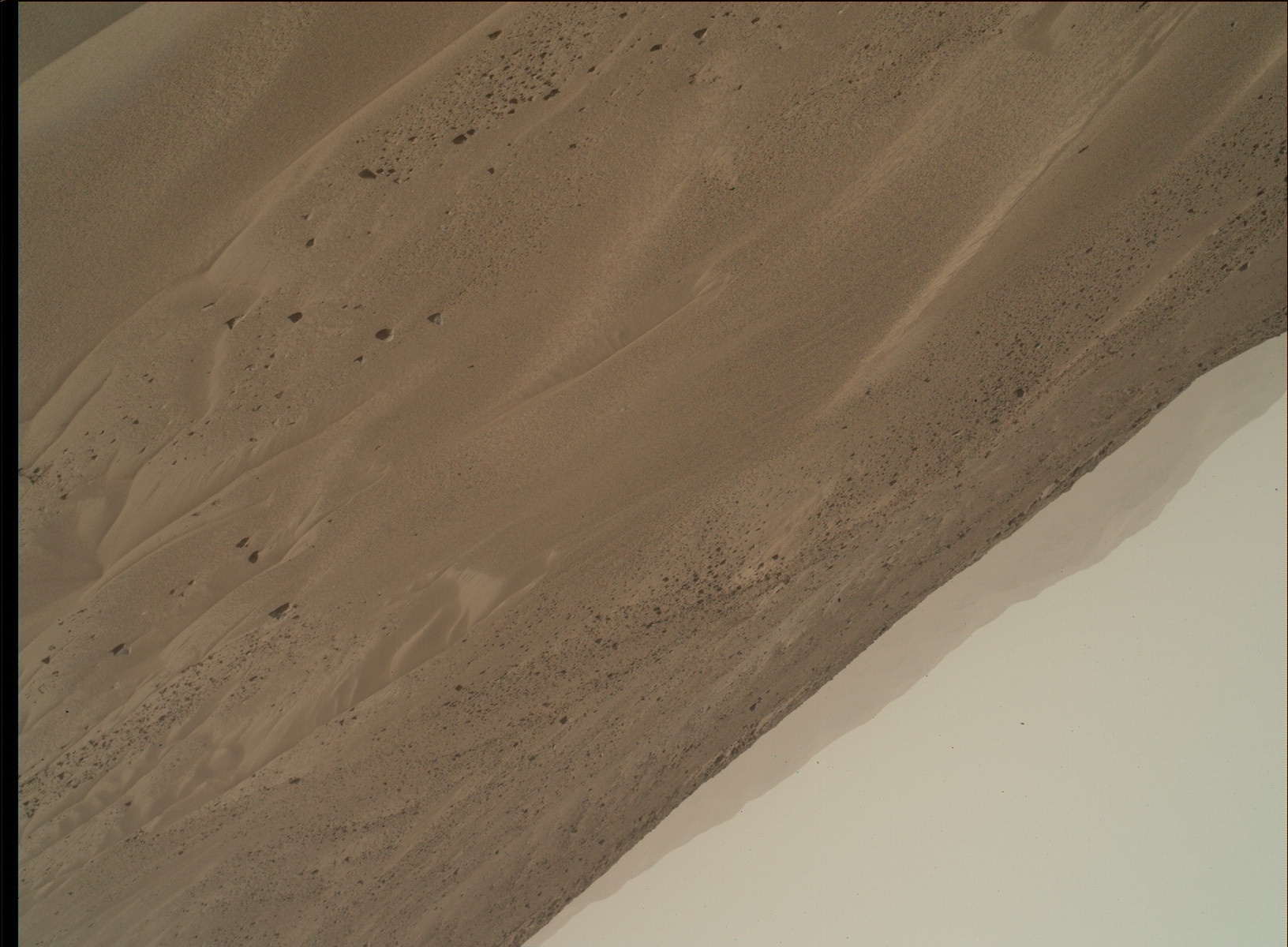 Nasa's Mars rover Curiosity acquired this image using its Mars Hand Lens Imager (MAHLI) on Sol 676