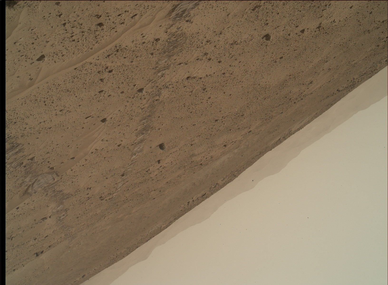 Nasa's Mars rover Curiosity acquired this image using its Mars Hand Lens Imager (MAHLI) on Sol 678