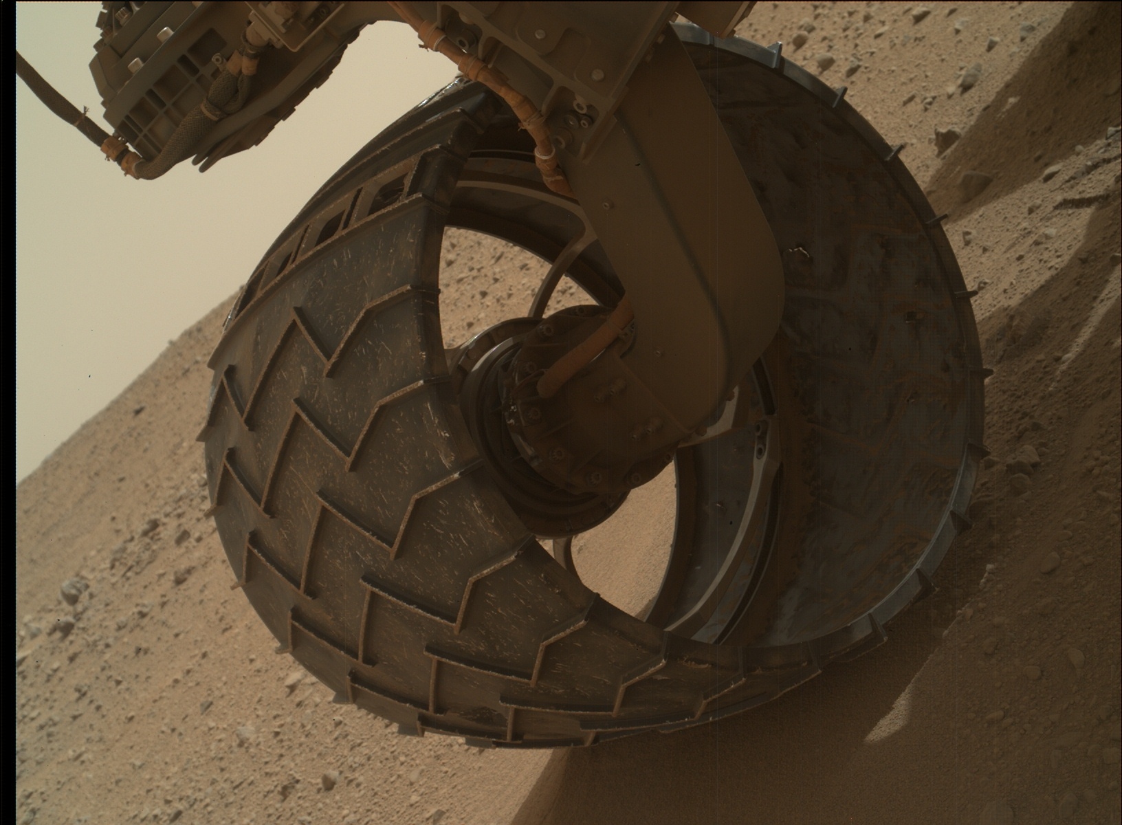 Nasa's Mars rover Curiosity acquired this image using its Mars Hand Lens Imager (MAHLI) on Sol 679