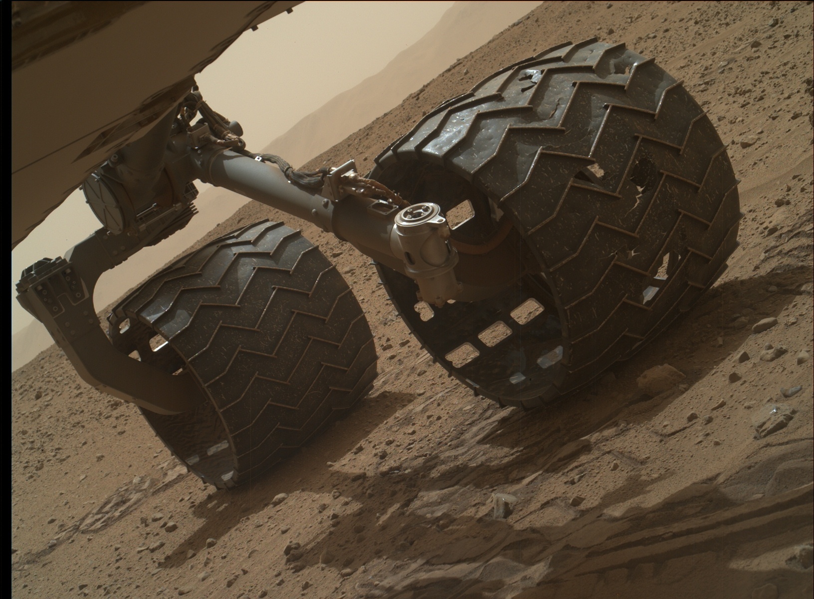Nasa's Mars rover Curiosity acquired this image using its Mars Hand Lens Imager (MAHLI) on Sol 679