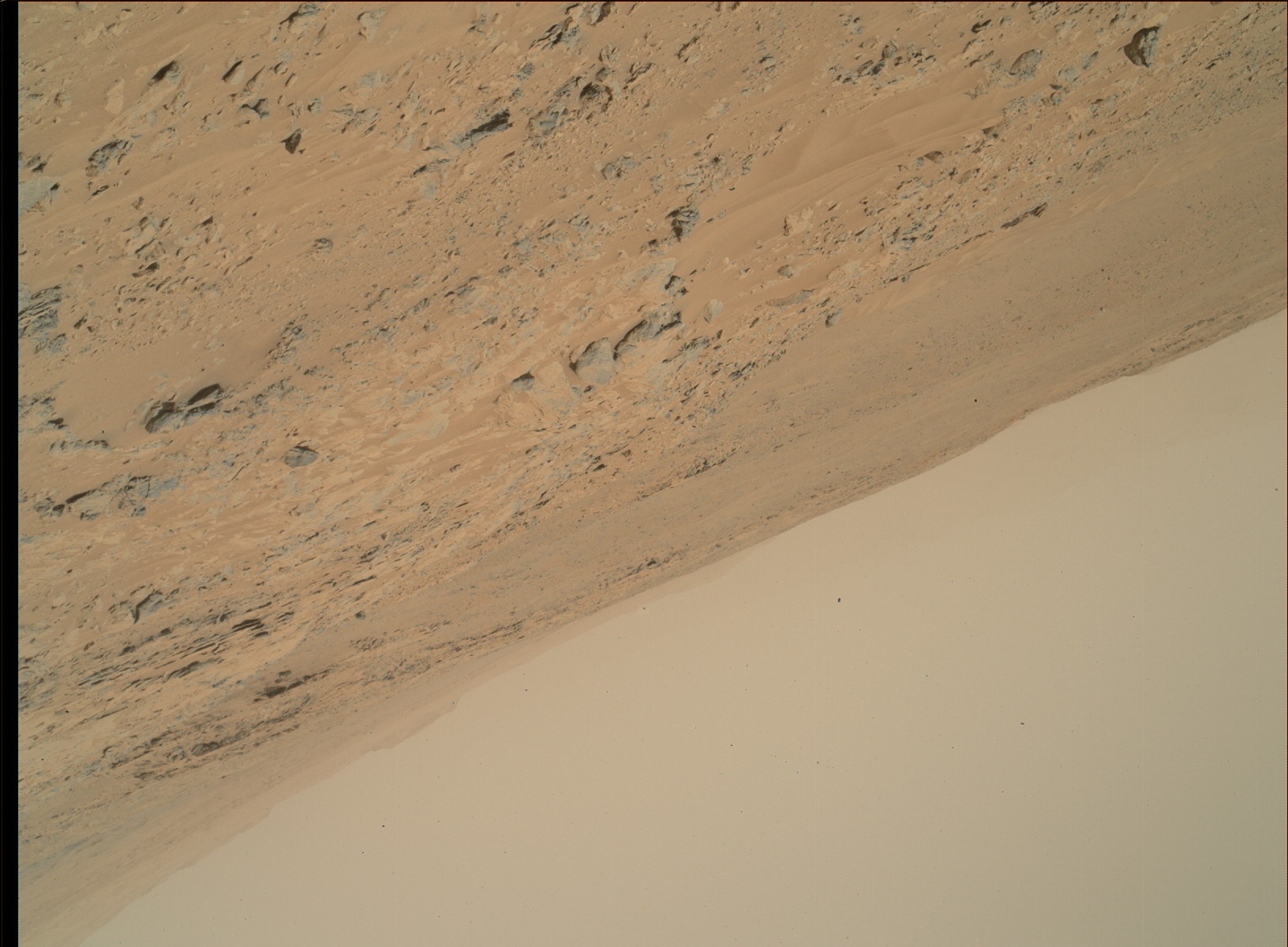Nasa's Mars rover Curiosity acquired this image using its Mars Hand Lens Imager (MAHLI) on Sol 689