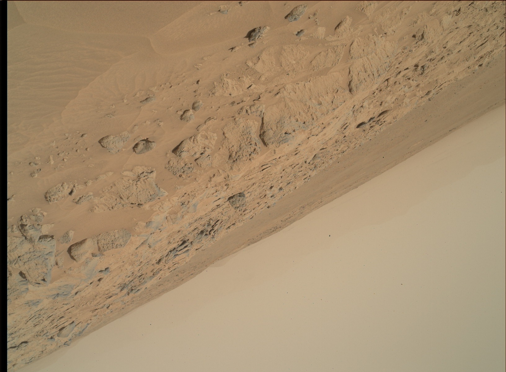 Nasa's Mars rover Curiosity acquired this image using its Mars Hand Lens Imager (MAHLI) on Sol 690