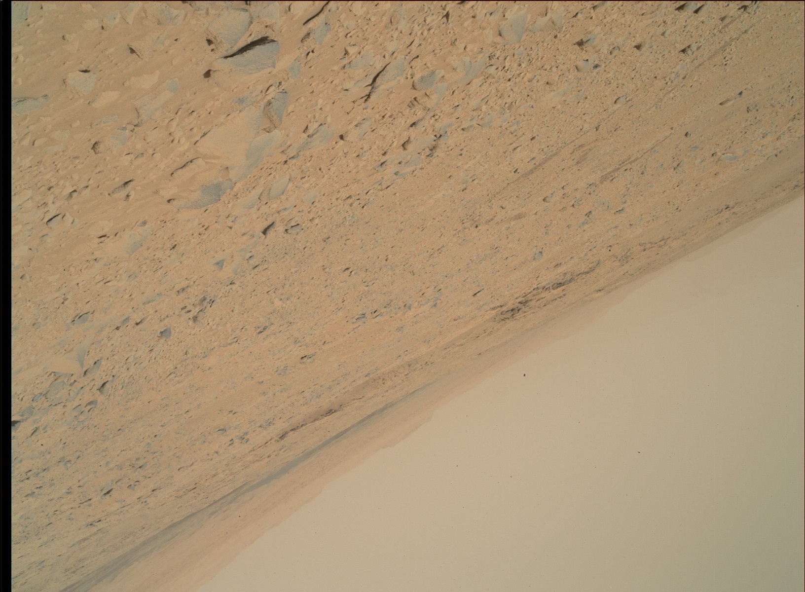 Nasa's Mars rover Curiosity acquired this image using its Mars Hand Lens Imager (MAHLI) on Sol 692