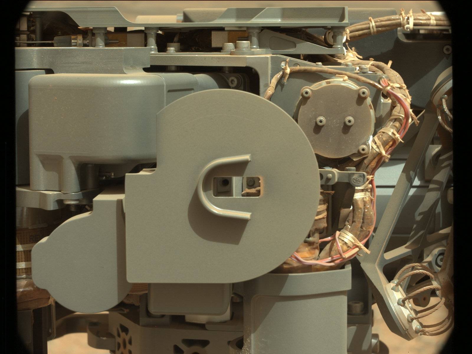 Nasa's Mars rover Curiosity acquired this image using its Mast Camera (Mastcam) on Sol 694