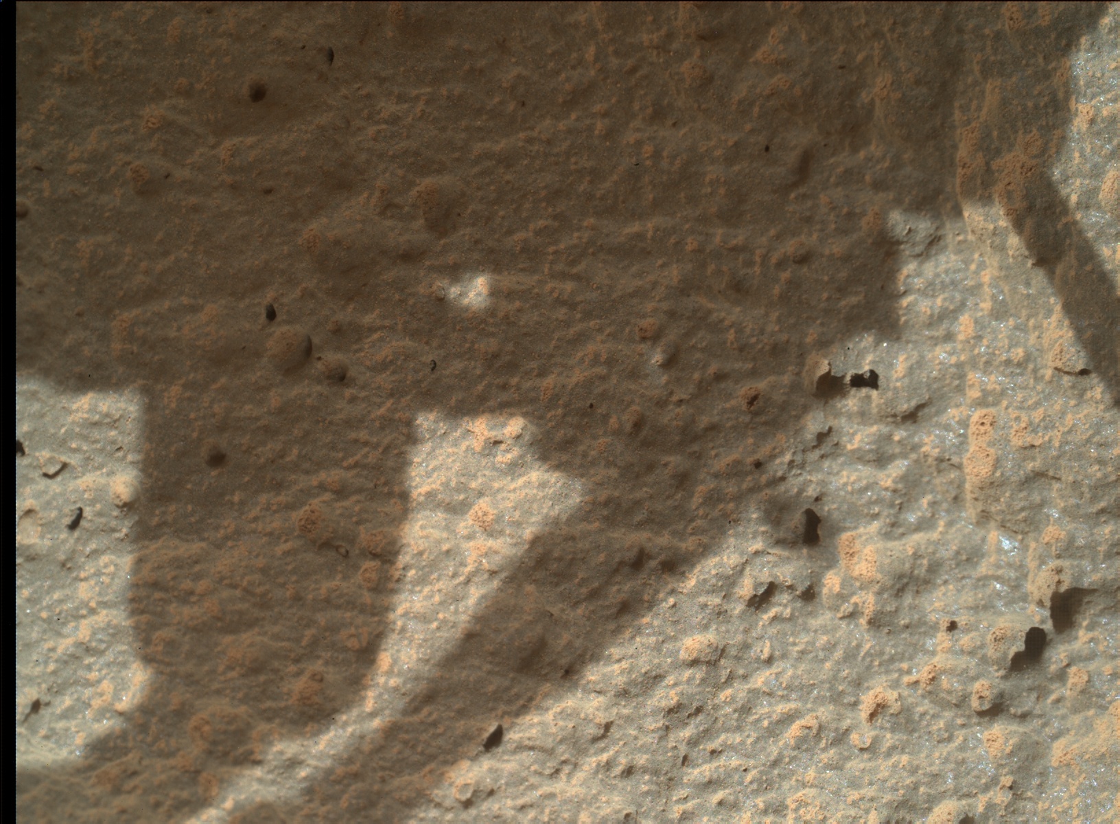 Nasa's Mars rover Curiosity acquired this image using its Mars Hand Lens Imager (MAHLI) on Sol 694