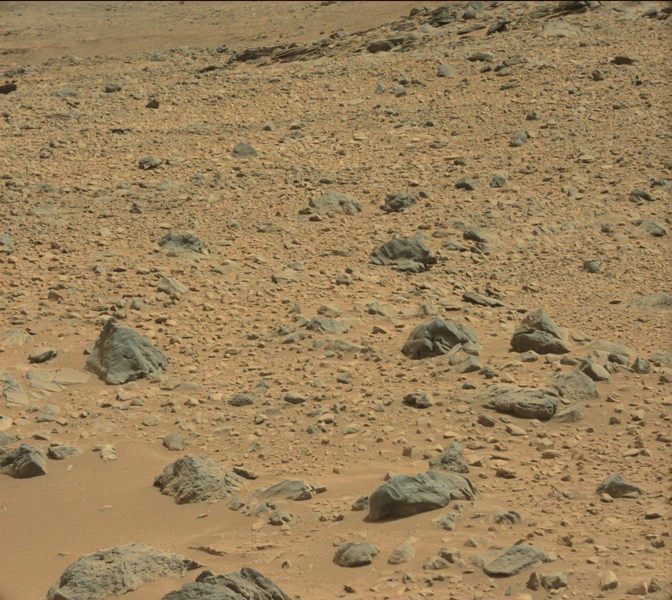 Nasa's Mars rover Curiosity acquired this image using its Mast Camera (Mastcam) on Sol 695