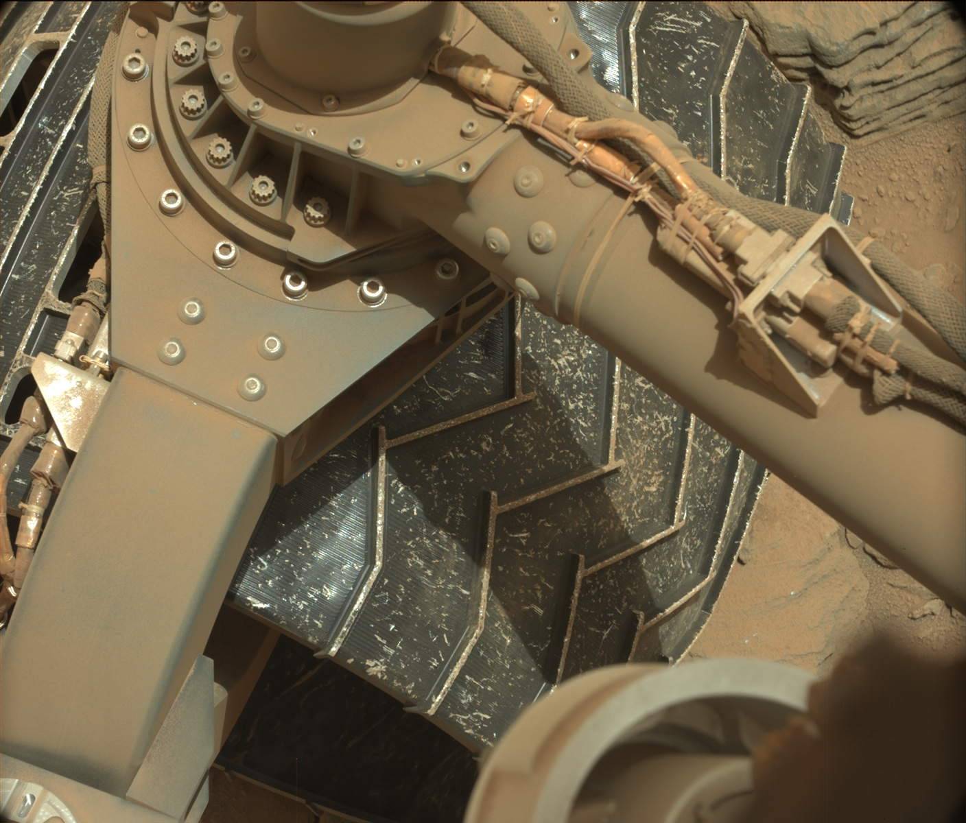 Nasa's Mars rover Curiosity acquired this image using its Mast Camera (Mastcam) on Sol 703