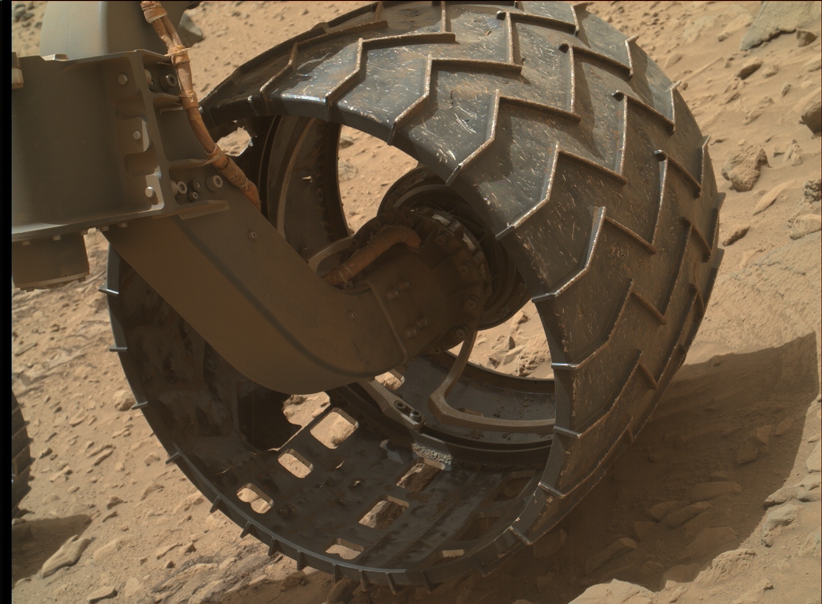Nasa's Mars rover Curiosity acquired this image using its Mars Hand Lens Imager (MAHLI) on Sol 706