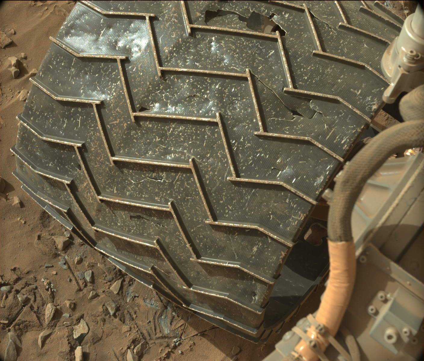Nasa's Mars rover Curiosity acquired this image using its Mast Camera (Mastcam) on Sol 708