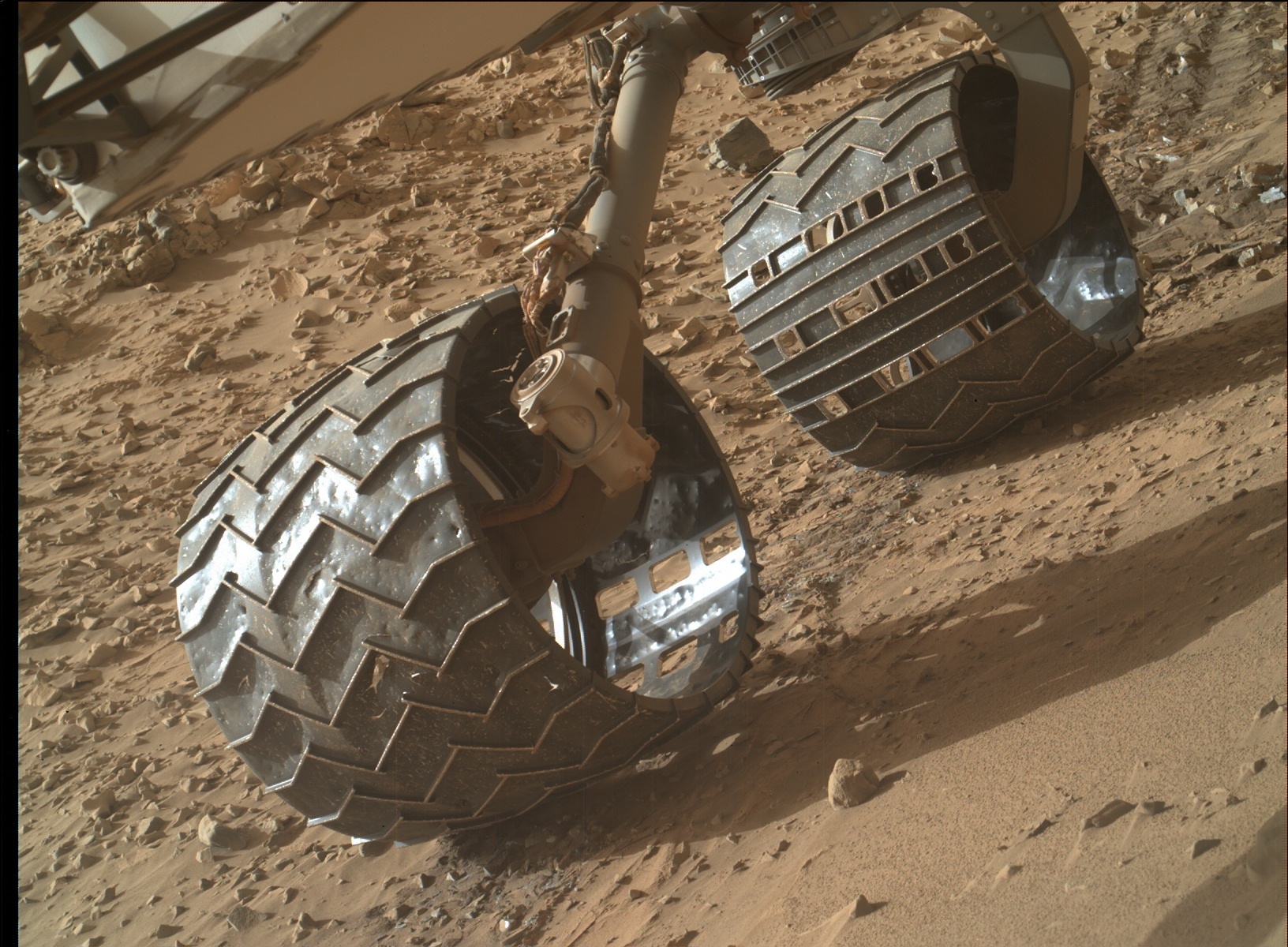 Nasa's Mars rover Curiosity acquired this image using its Mars Hand Lens Imager (MAHLI) on Sol 708