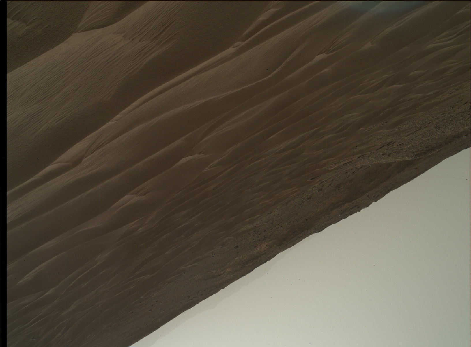 Nasa's Mars rover Curiosity acquired this image using its Mars Hand Lens Imager (MAHLI) on Sol 709