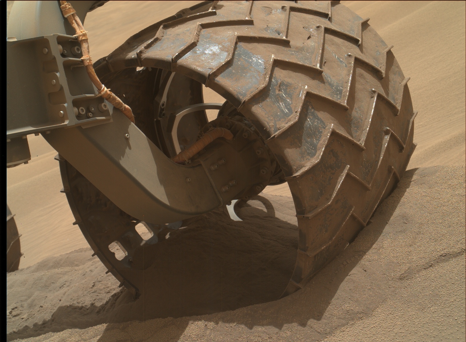 Nasa's Mars rover Curiosity acquired this image using its Mars Hand Lens Imager (MAHLI) on Sol 711