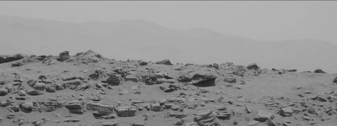Nasa's Mars rover Curiosity acquired this image using its Mast Camera (Mastcam) on Sol 712
