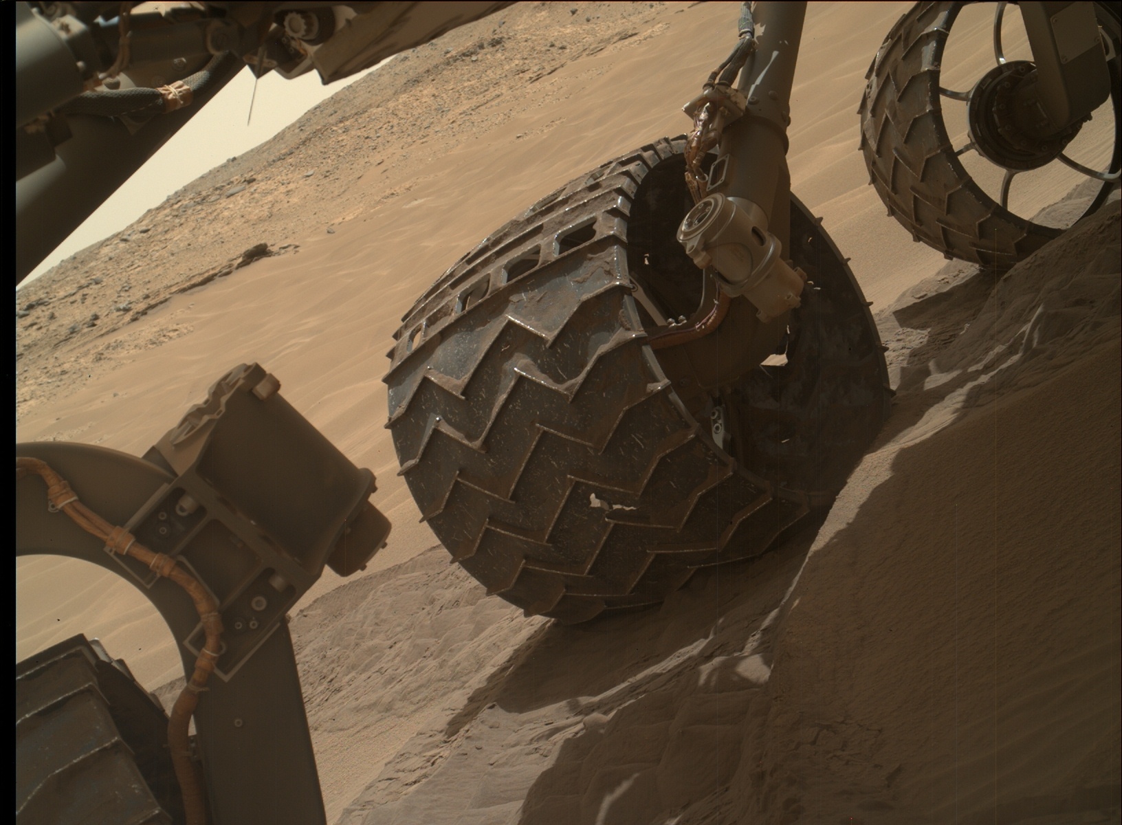 Nasa's Mars rover Curiosity acquired this image using its Mars Hand Lens Imager (MAHLI) on Sol 713