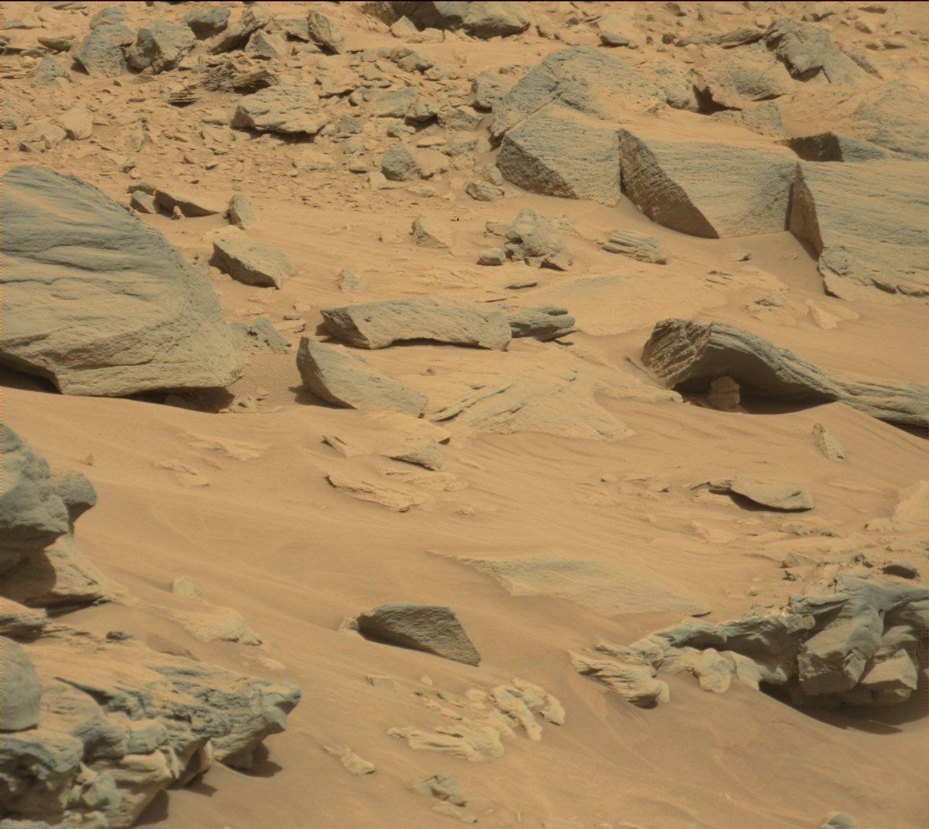 Nasa's Mars rover Curiosity acquired this image using its Mast Camera (Mastcam) on Sol 721
