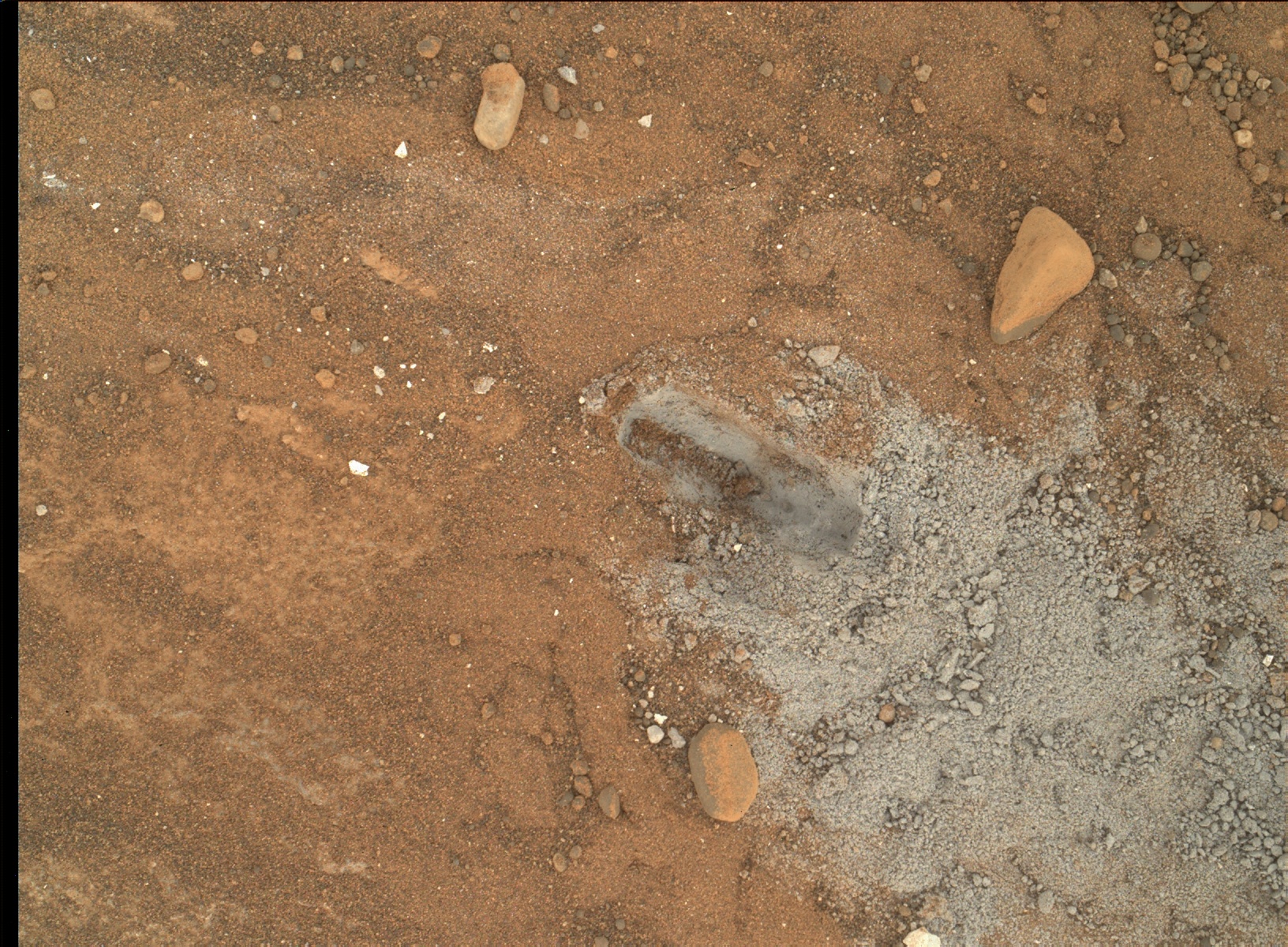Nasa's Mars rover Curiosity acquired this image using its Mars Hand Lens Imager (MAHLI) on Sol 726