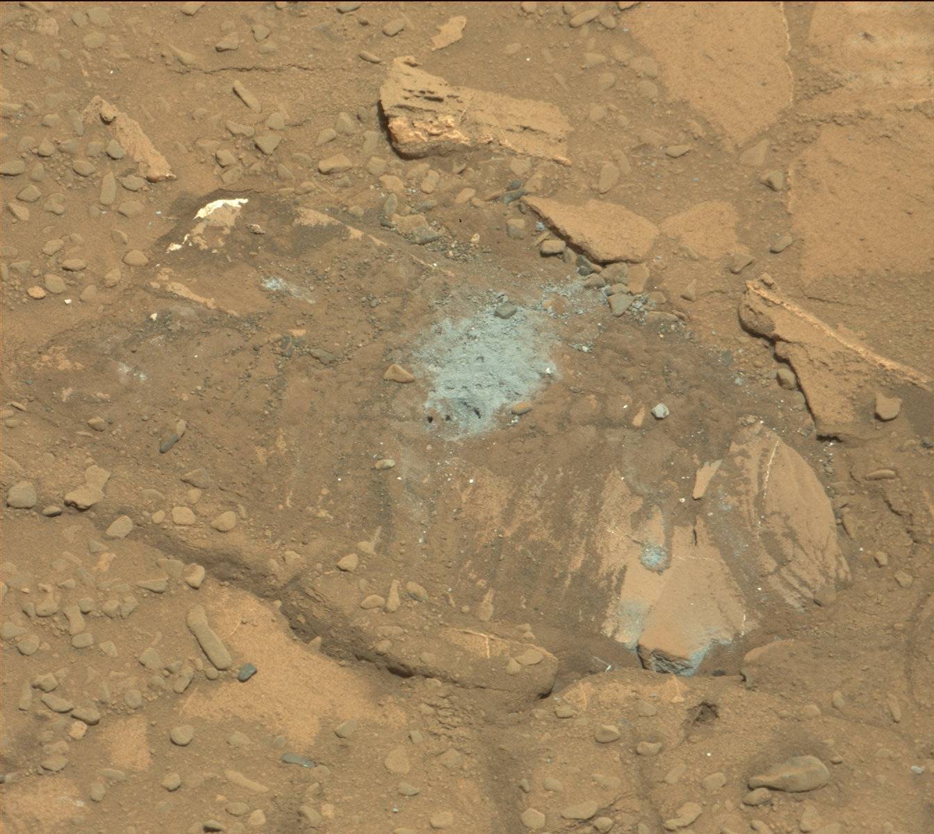Nasa's Mars rover Curiosity acquired this image using its Mast Camera (Mastcam) on Sol 727