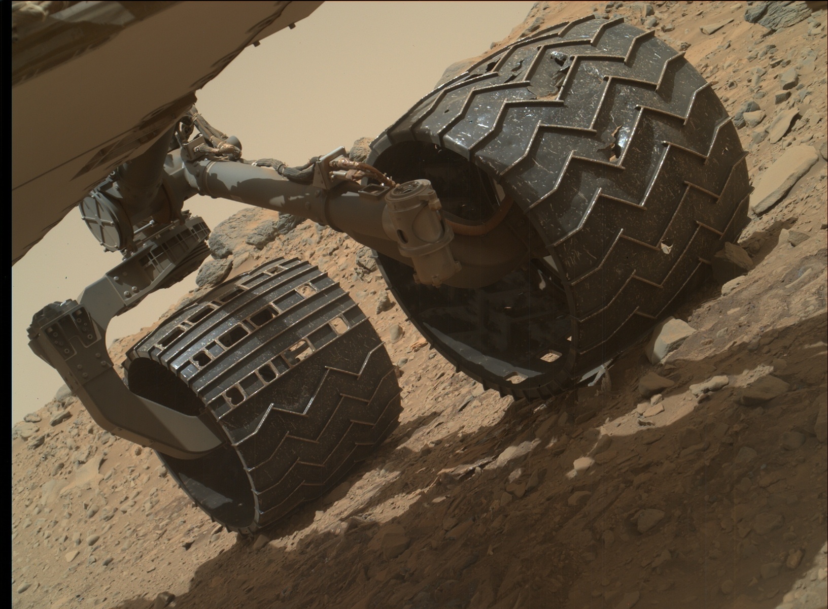 Nasa's Mars rover Curiosity acquired this image using its Mars Hand Lens Imager (MAHLI) on Sol 729