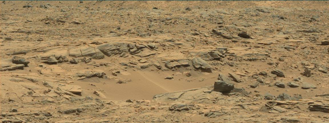 Nasa's Mars rover Curiosity acquired this image using its Mast Camera (Mastcam) on Sol 731