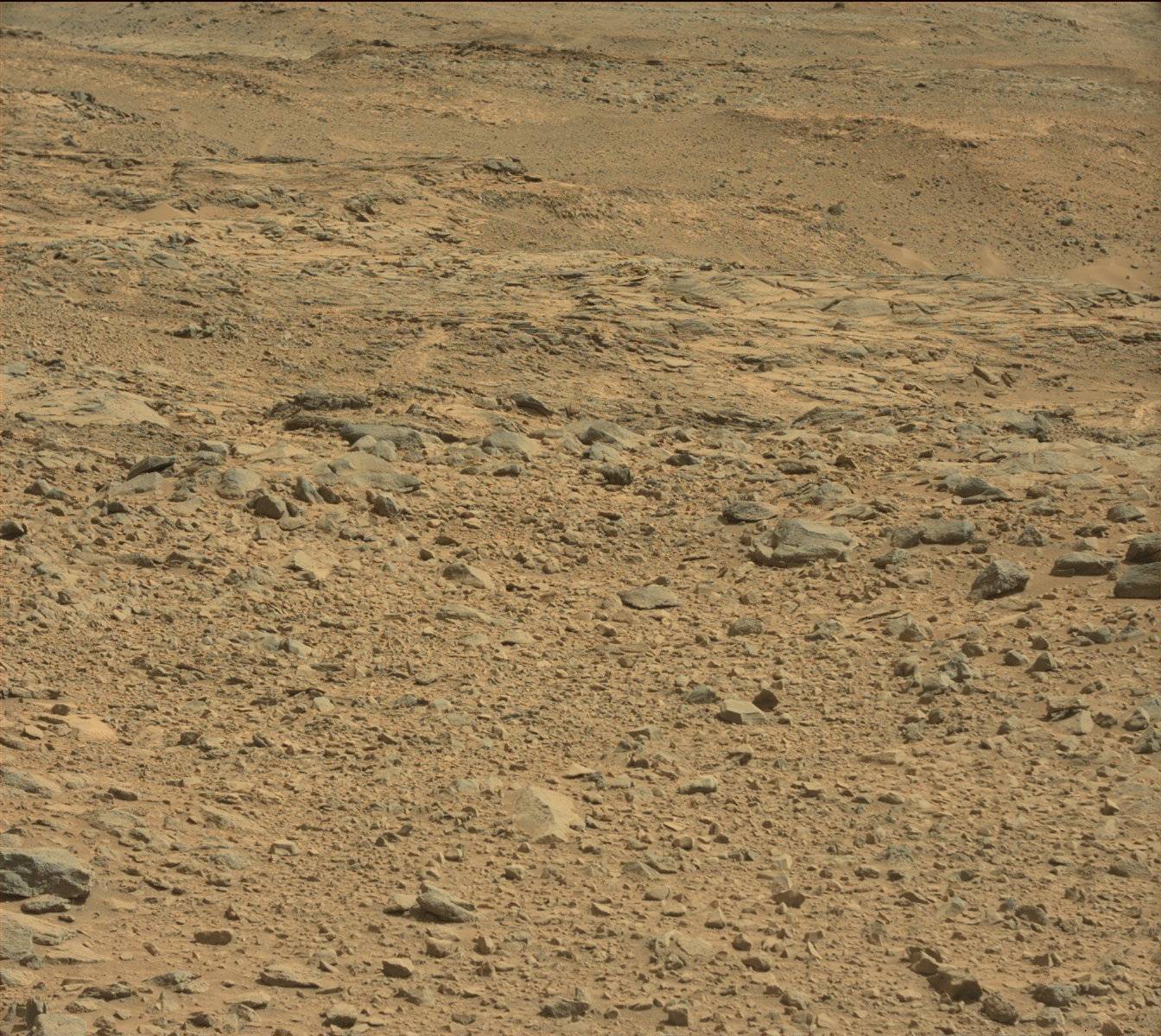Nasa's Mars rover Curiosity acquired this image using its Mast Camera (Mastcam) on Sol 735