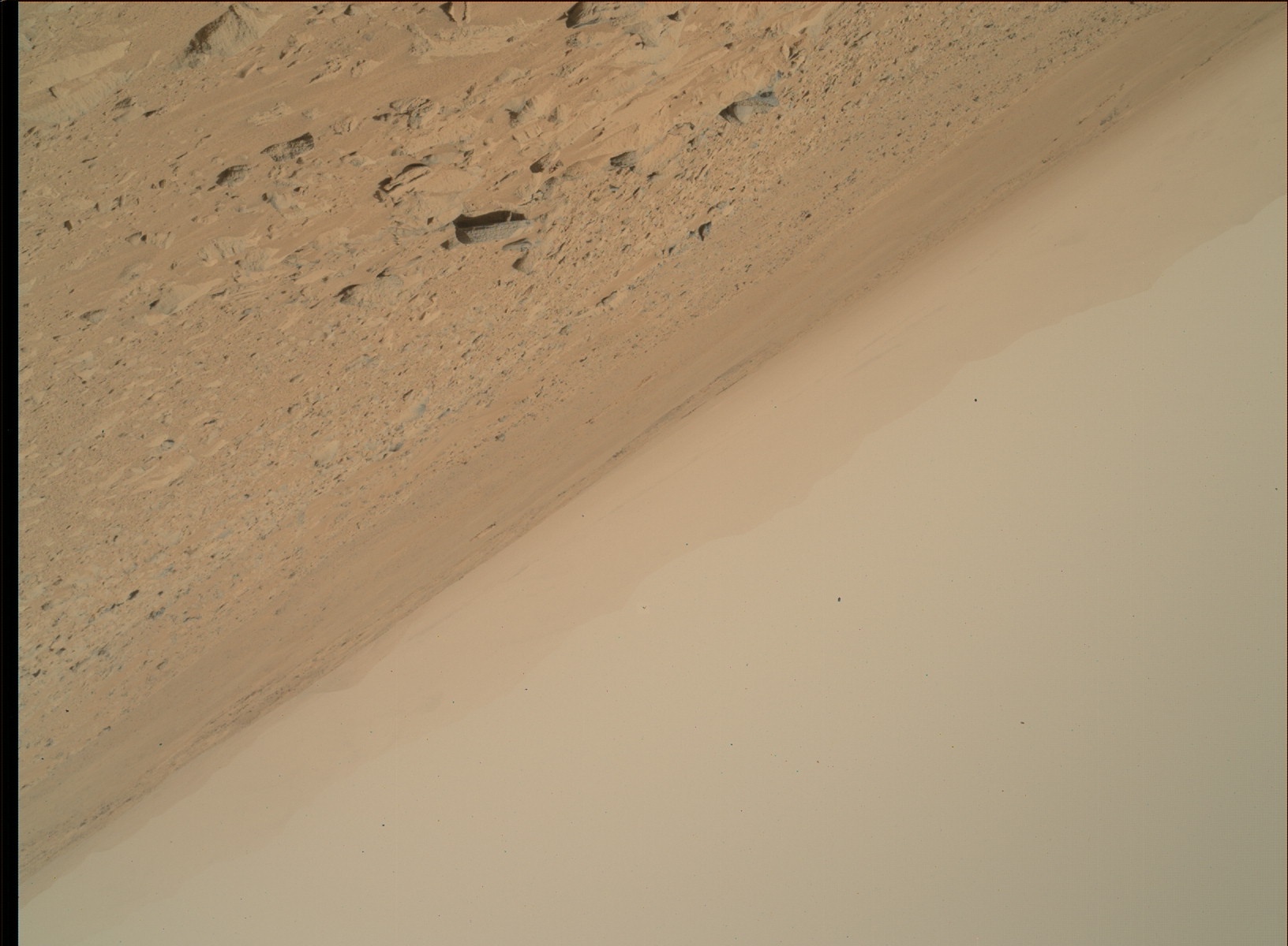 Nasa's Mars rover Curiosity acquired this image using its Mars Hand Lens Imager (MAHLI) on Sol 735