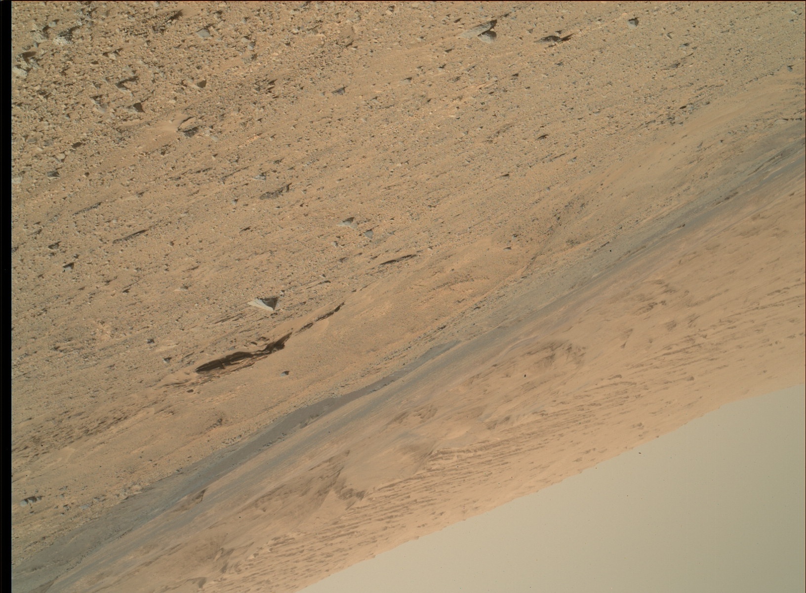 Nasa's Mars rover Curiosity acquired this image using its Mars Hand Lens Imager (MAHLI) on Sol 743