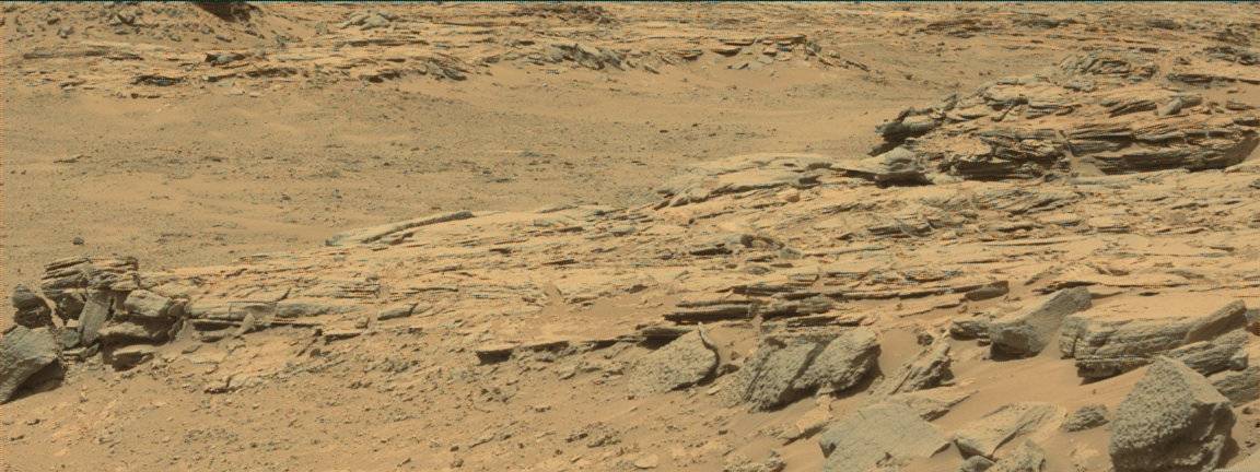 Nasa's Mars rover Curiosity acquired this image using its Mast Camera (Mastcam) on Sol 744