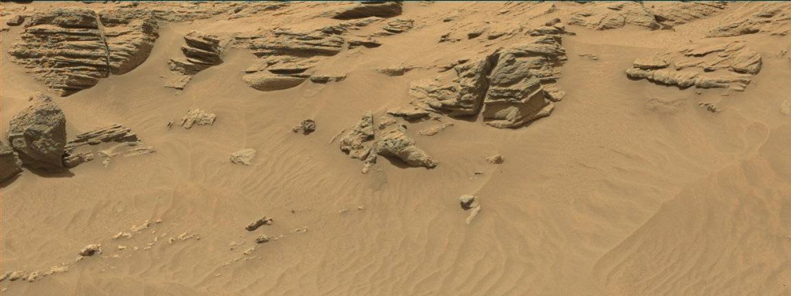 Nasa's Mars rover Curiosity acquired this image using its Mast Camera (Mastcam) on Sol 744