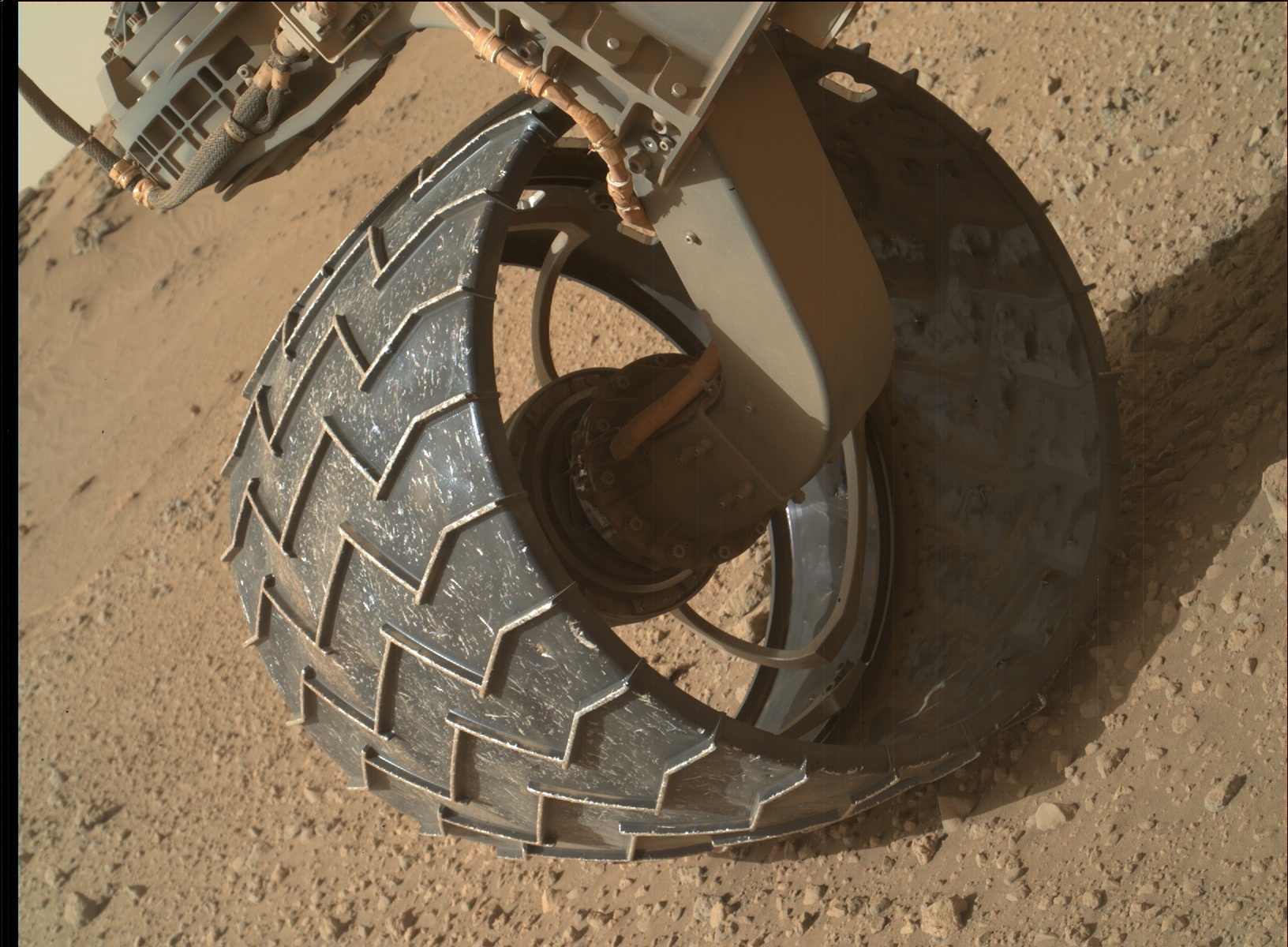 Nasa's Mars rover Curiosity acquired this image using its Mars Hand Lens Imager (MAHLI) on Sol 744