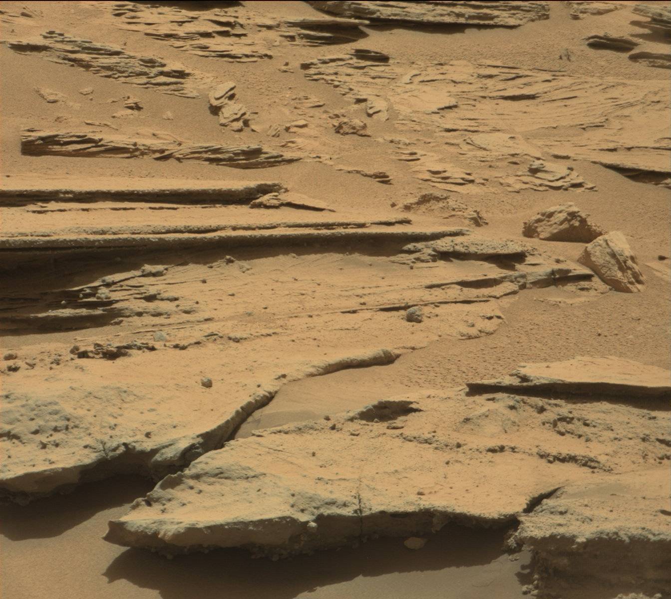 Nasa's Mars rover Curiosity acquired this image using its Mast Camera (Mastcam) on Sol 748